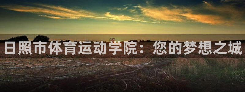 J9官方正版app五金厂:日照市体育运动学院:您的梦想之城