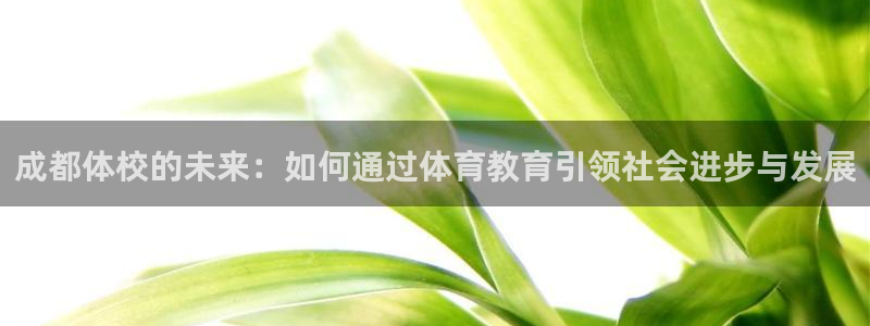 J9官网下载招商电话是多少啊:成都体校的未来:如何通过体育教